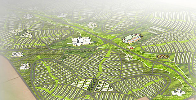 Städtebauliche Studie Dorsch Lotus Garden Abu Dhabi